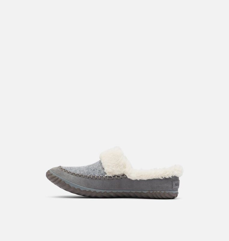 Womens Slippers Grey - Sorel Out N About™ - 035-VKAUWP